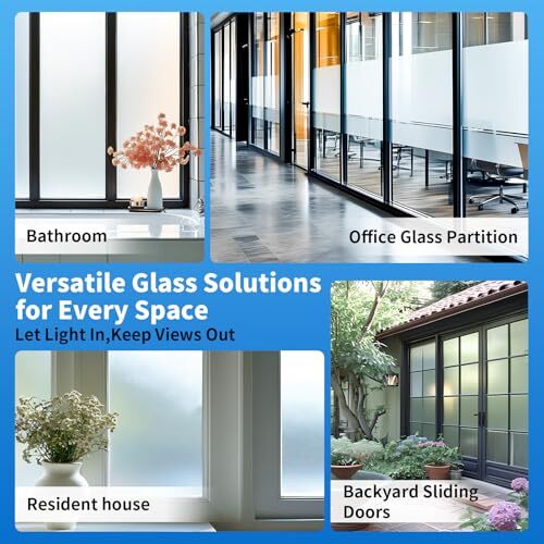Frosted Glass Privacy Paint, 34Oz Window Frosting Spray, UV Resistant & - Picture 4 of 7