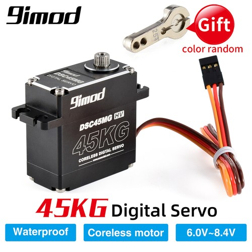 9imod DSC45MG 45KG Transmisión metálica HV Digital Servo para radiocontrol Coche Barco Robot Hágalo usted mismo - Imagen 1 de 13