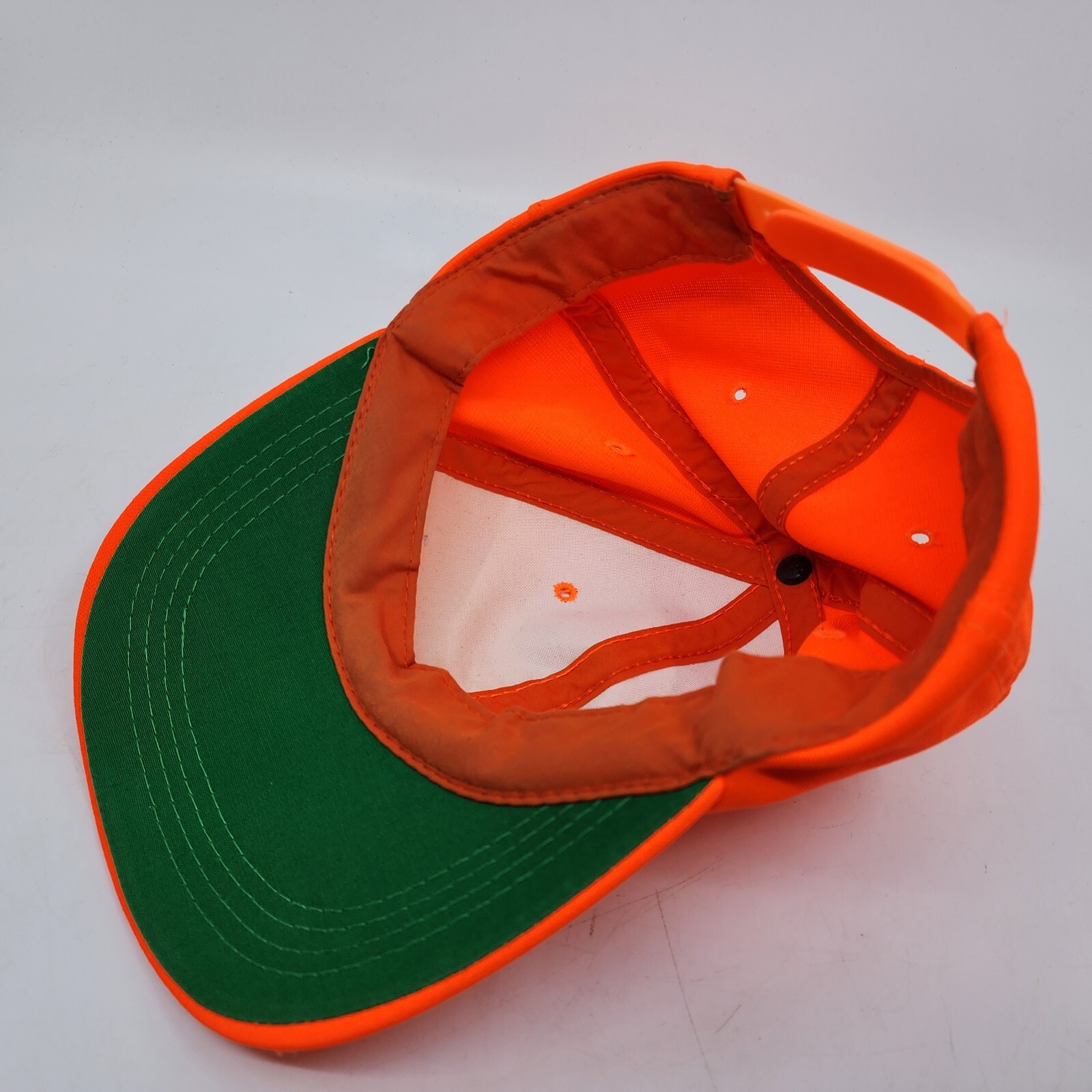 Solid Orange Snapback Trucker Hat Cap Adjustable … - image 5