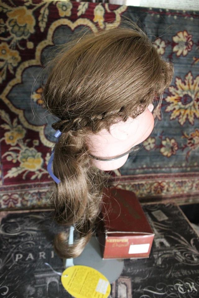 ANTIGUO STOCK NUEVO KEMPER MARRÓN CLARO SONJA PELUCA LARGA TALLA 14-15" circunferencia Foto 2 de 4