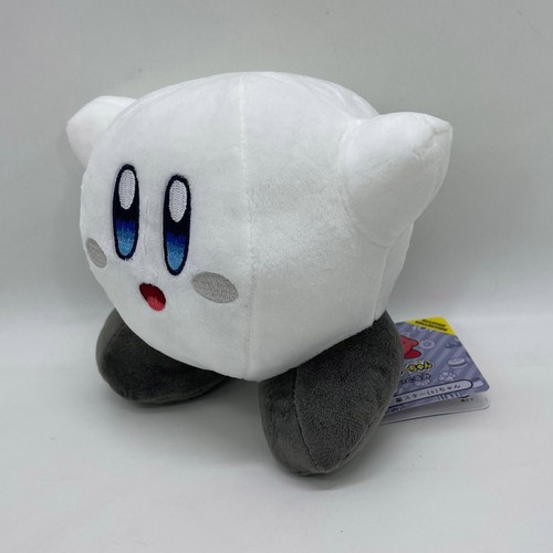 Kirby Super Star Ultra White Kirby Plush Soft Toy Doll Teddy 5.25" - Picture 2 of 4