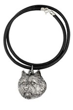 Norwich Terrier - Necklace with dog, silver-plated pendant for dog fan, unique j