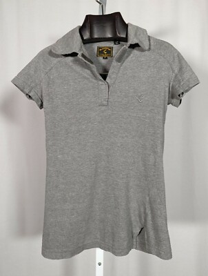 Vivienne Westwood Anglomania Vintage 1999 NWT Logo Jersey Gray Polo Twisted  L