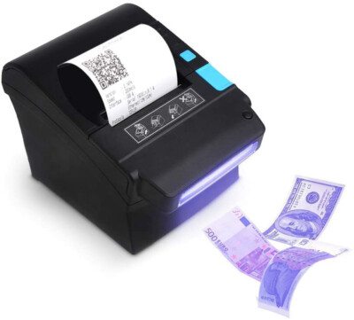 Thermo Bondrucker USB/LAN MUNBYN Barcode Drucker 80mm EPOS POS Kasse
