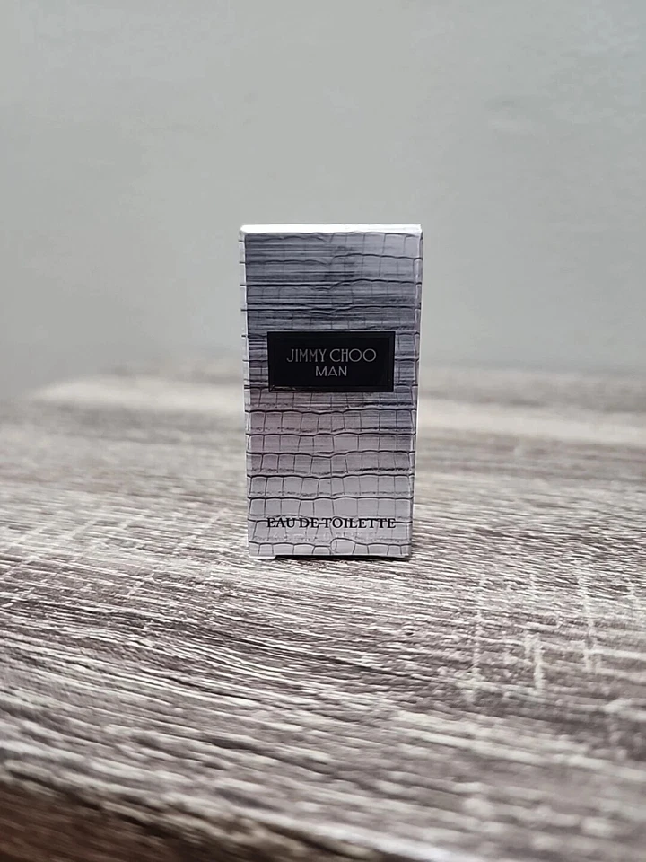 JIMMY CHOO MAN EAU DE TOILETTE MINI BOTELLA DE VIAJE SPLASH 0,15 FL OZ / 4,5 ML NUEVO Foto 4 de 4