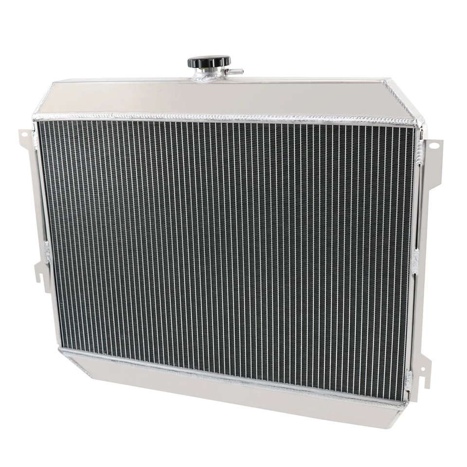 3 Row Aluminum Radiator+Shroud Fan Fits 1968-1973 Dodge Plymouth Mopar 26'' V8 - Imagem 3 de 4