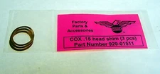 3 pcs Cox 15 Model Engine Glow Plug Head Gasket Shim .15 from MECOA 29cx-1511-3