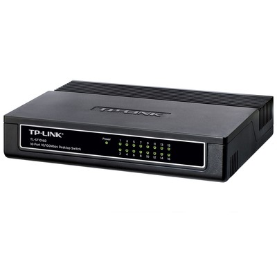 TP-Link TL-SF10 Desktop Switch, 16x RJ-45