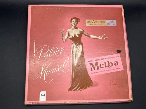 MELBA Soundtrack Patrice Munsel 1953 Box Set 45 RPM RCA Victor - Picture 2 of 18