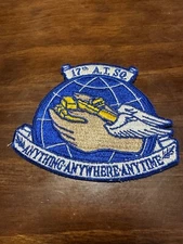 Vintage USAF 17th Air Transport Squadron Patch