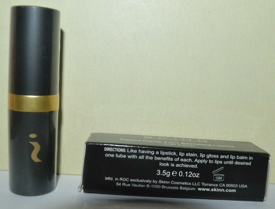 Lápiz labial nutritivo SKINN Magenta Plasma Fusion 4 en 1 TAMAÑO COMPLETO ~ NUEVO EN CAJA Foto 2 de 3