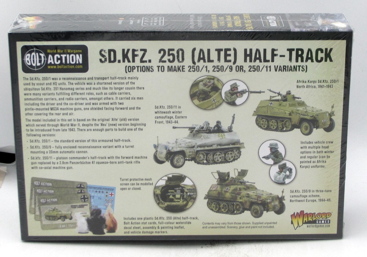 Bolt Action 402012052 Sd.Kfz 250 (Alte) Half-Track (250/1 250/9