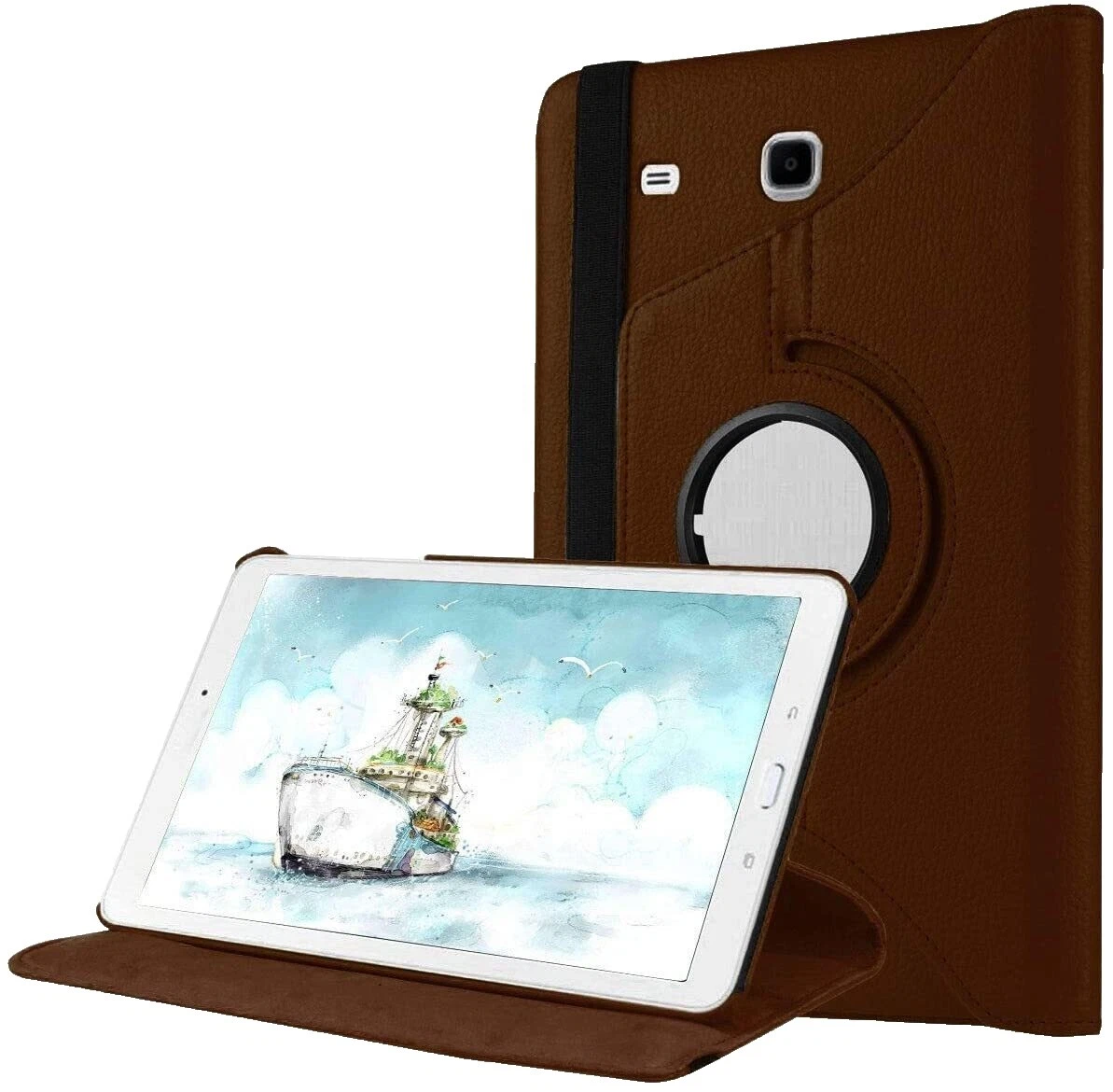 Brown Leather Tablet & eReader Cases, Covers & Keyboard Folios for Samsung Galaxy Tab E