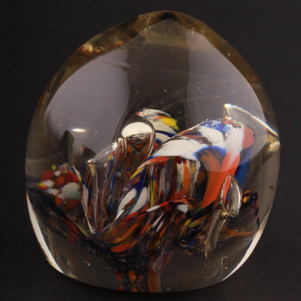 Antique Paper Weight. OLD. Handmade. Unique Glass. DENMARK. | eBay
