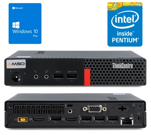 Lenovo ThinkCentre M910q micro PC G4400T 8/16/32GB 0/240/480/960GB Win 10 Pro