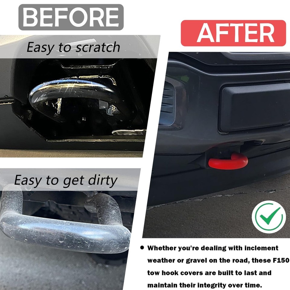 MACHSWON Abschlepphaken-Abdeckungen - Für Ford F150 & Toyota Tundra