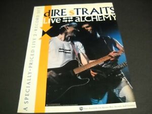 Dire Straits 1984 Alchemy Original Promo Poster Live