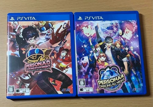Persona 4 Dancing All Night & 5 Dancing Star Night set PS Vita PSV Japanese ver