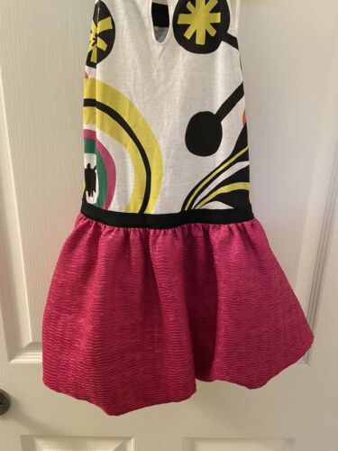 Desigual by Christian Lacroix Pompon Dress Embroidered Girls Size 5-6 NWT - Picture 10 of 10