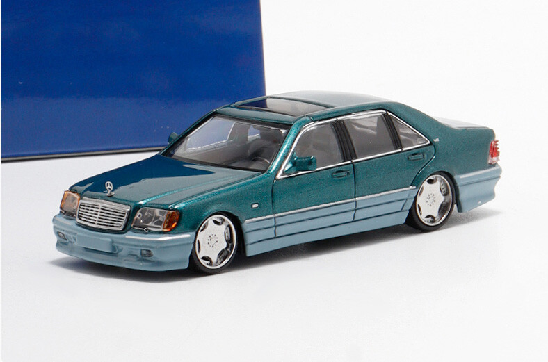 Stance 1/64 Mercedes Benz w 140 精密ミニカー MERCEDES BENZ S600 W140 CHAMPAGNE 1/64 DIECAST CAR MODEL BY