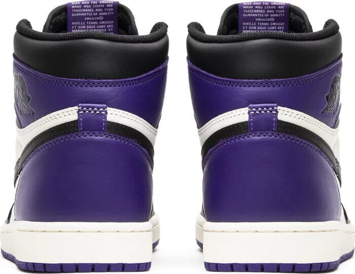 NIKE Air Jordan 1 OG High Court Purple Toe Mens 555088 501 NIKE Air Jordan 1 OG High Court Purple Toe Mens 555088 501