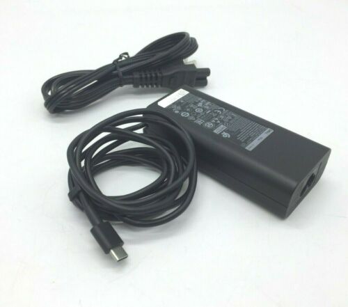 Dell 65W USB-C XPS 13 7390 9380 9370 chromebook AC Adapter WMDHR VT148 V2TJ7 - Picture 2 of 6