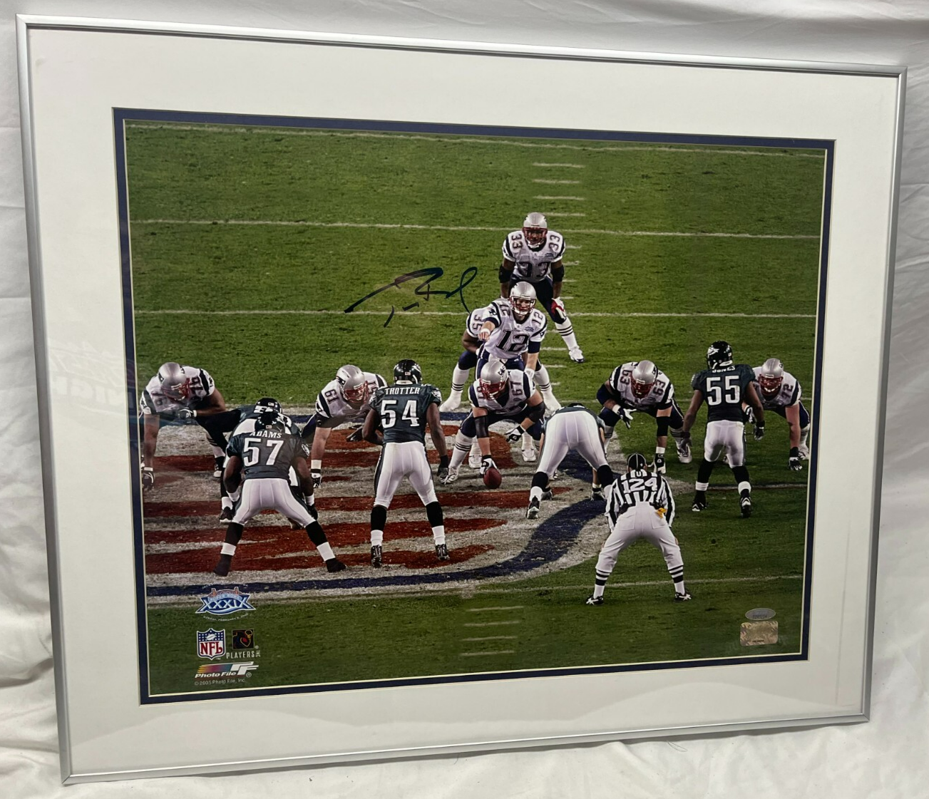 Tom Brady Autographed Signed New England Patriots 2005 Super Bowl 16x20 Photograph Tri-Star Certified 