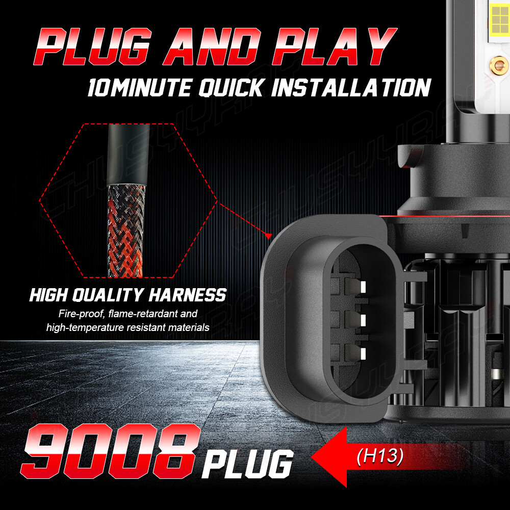 LED Headlight + Fog Light +Turn Signal Lights Bulbs For Chevrolet HHR