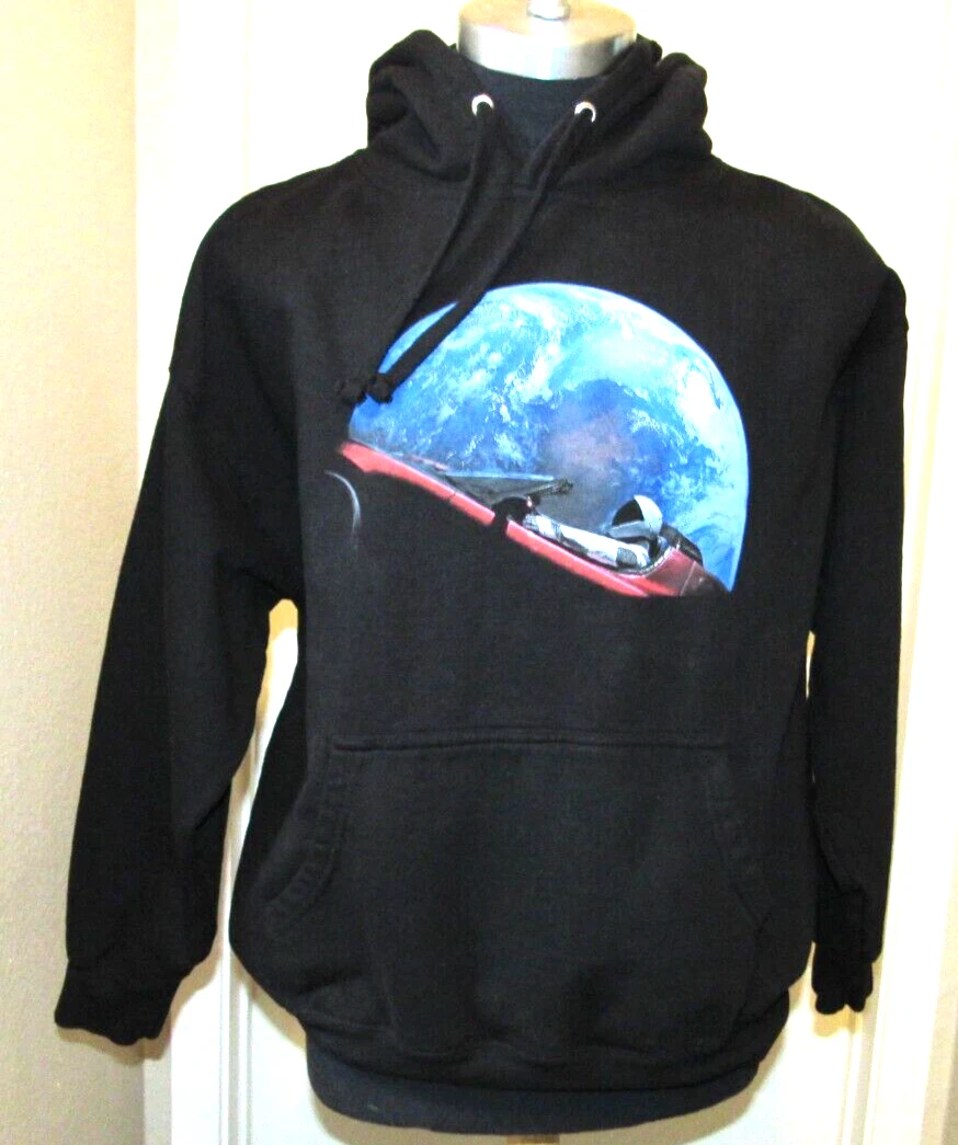 SpaceX Falcon 9 Heavy Launch Tesla Roadster Hoodie