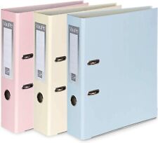 Lever Arch File Folders A4 75mm Document Storage Files 3x Pastel OfficeCentre?