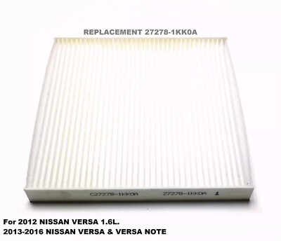 Cabin AC Fresh Air FIlter For 14-20 NISSAN VERSA NOTE NV200 / 2018 CITY EXPRESS