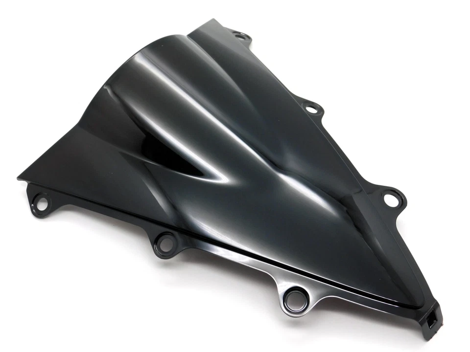 Parabrisas ABS negro doble burbuja para Honda CBR 300R 2015-2022 Foto 2 de 4
