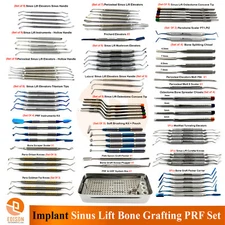 Range Of Dental Sinus Lift Kit Bone Grafting Tools Implant Tunneling & PRF Sets