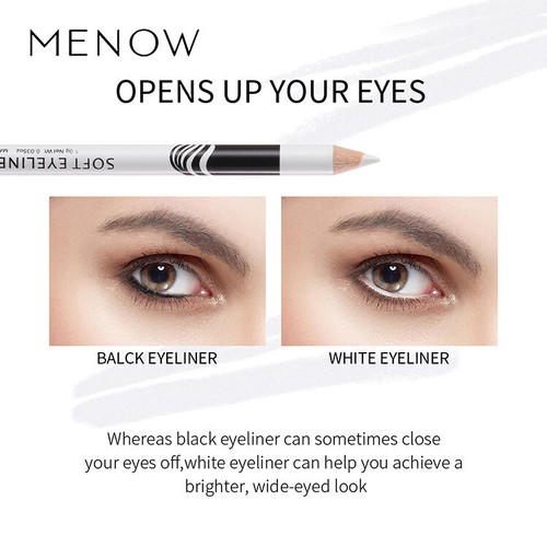 High Lighter White Soft Kohl Creamy Eyeliner Waterproof Long Lasting Eye Liner - Picture 2 of 9