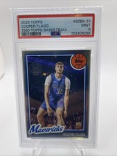2025 TOPPS 1980-81 TOPPS BASKETBALL #80BK-51 COOPER FLAGG ROOKIE RC PSA 9