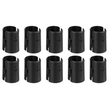 40Pcs Wire Shelving Shelf Lock Clips Plastic Shelving Clips Black 29 x 44 mm 