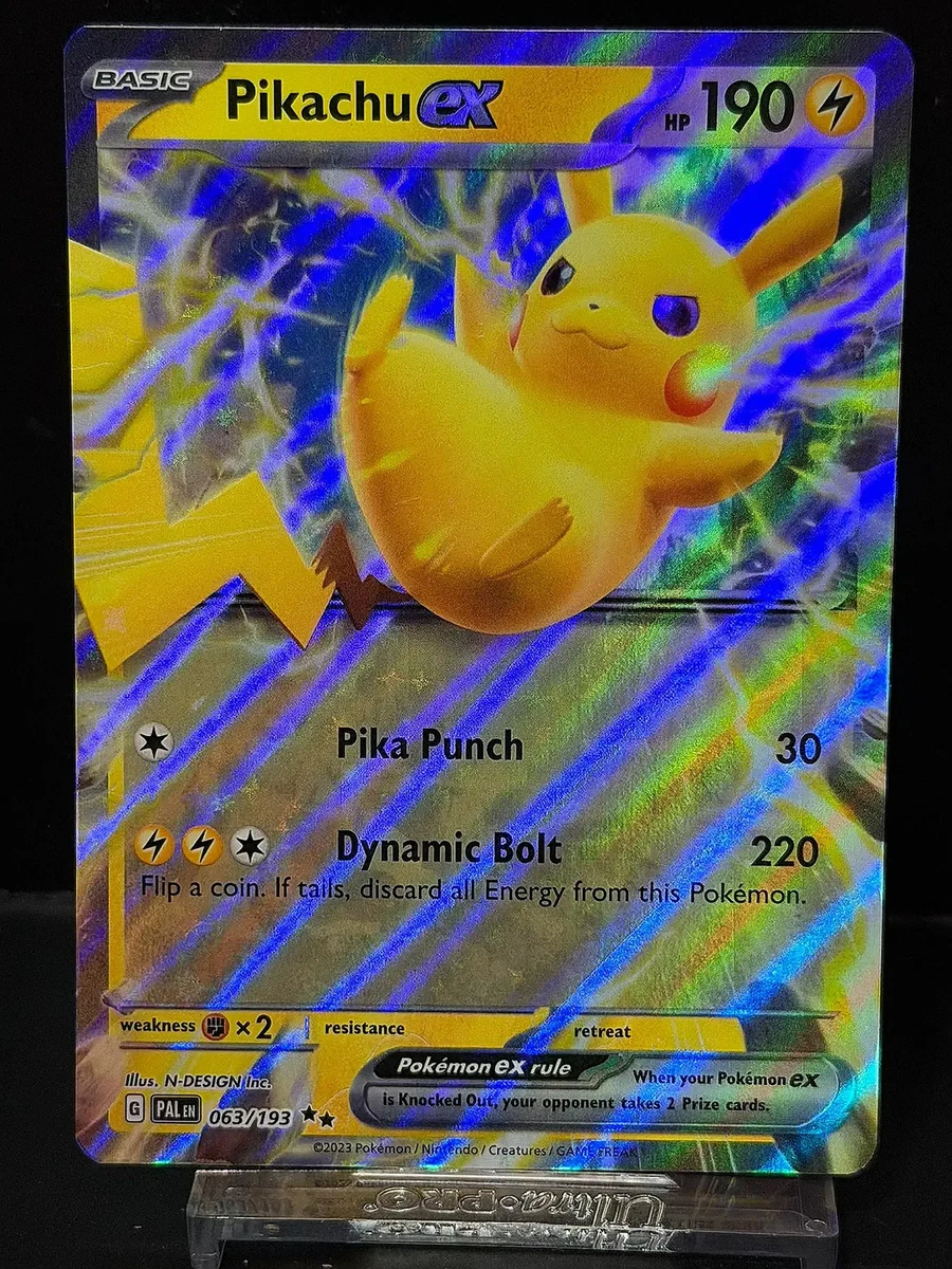 Prix de Pikachu ex #63 | Pokemon Paldea Evolved | Cartes de Pokemon Prix de Pikachu ex #63 | Pokemon Paldea Evolved | Cartes de Pokemon