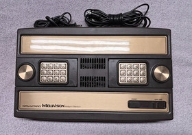 Mattel 2609A Intellivision Game Console - Demon Attack, Extra Controllers, Parts