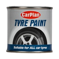 CarPlan TPT250 Tyre Paint Car Rubber Tire Flexible Coating Gives New Look to