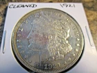 1921 MORGAN DOLLAR CLEANED    BB