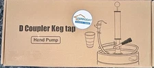 D Coupler Keg Tap Hand Pump Heavy Duty 8" New
