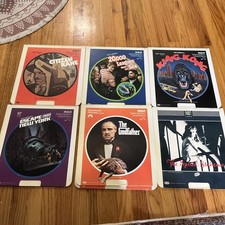 Lot of 6 Vintage CED VideoDiscs Movies, Classic Films Godfather King Kong