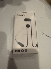 Sony WI-C100 Wireless Bluetooth Earbud Neckband Headphones Open Box
