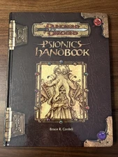 Psionics Handbook - D&D 3rd Edition - d20 - WTC11835 Dungeons & Dragons 3.0 