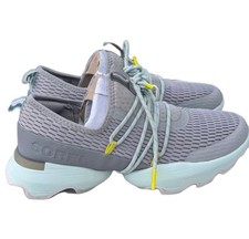 Sorel Kinetic Impact Lace Women's Sneakers NL4694-278 Dark stone/Moonstone Sz 8M