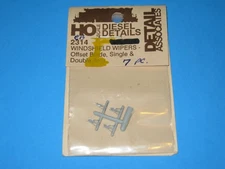 Detail Associates HO #CB-2314, Windshield Wipers - Various Types (7 pc.)