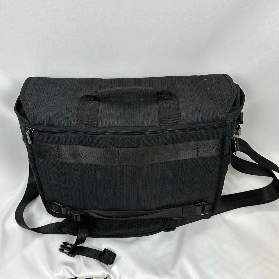 Bolso para Cámara Estuche Mensajero de Hombro Bolso para Fotografía con Compartimento para Laptop 14" Foto 3 de 4