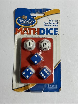 ThinkFun Math Dice - Engaging Mental Math Skill Game