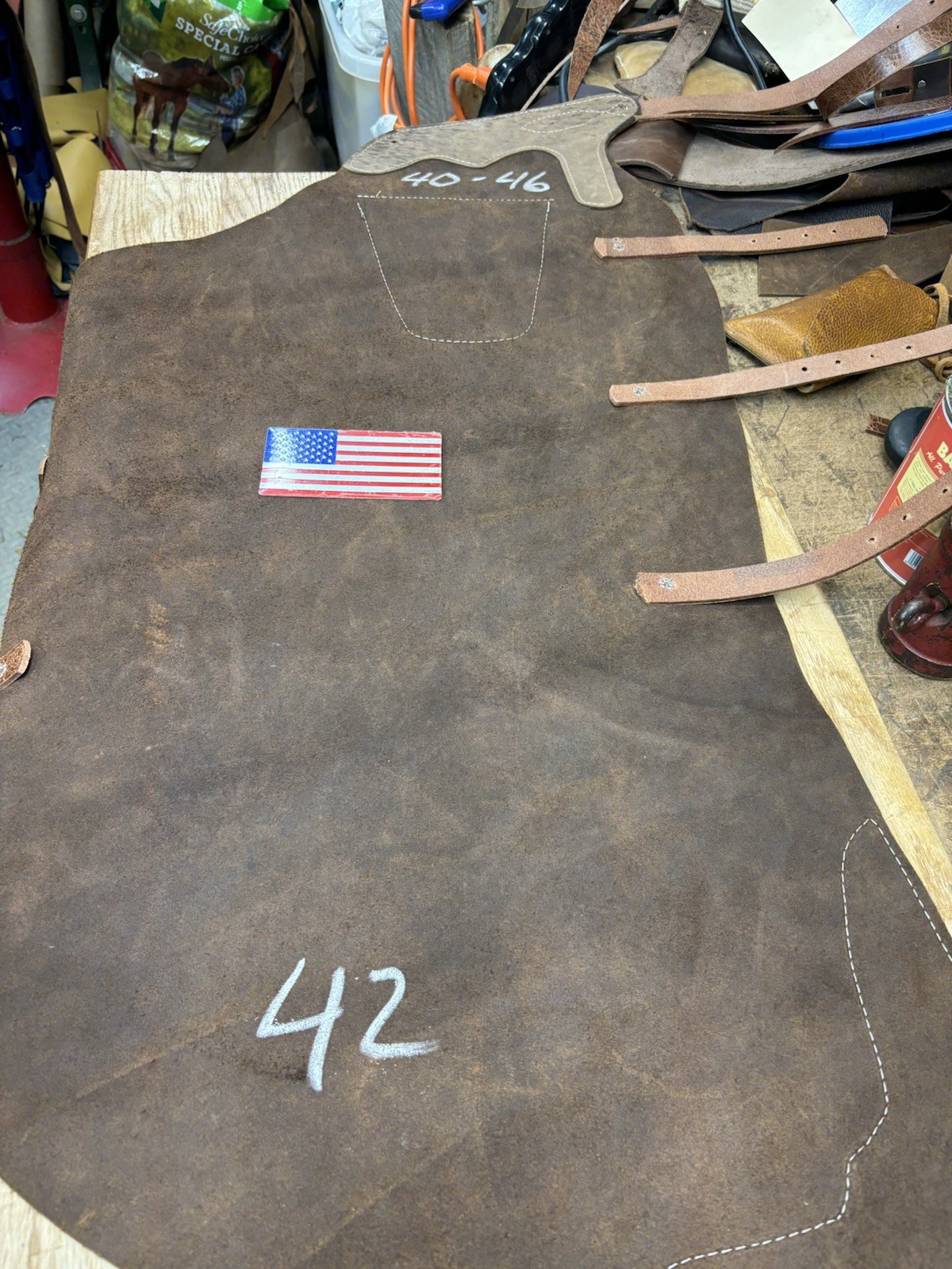 Western  Cowboy Batwing Work Chaps - Custom-Made In USA