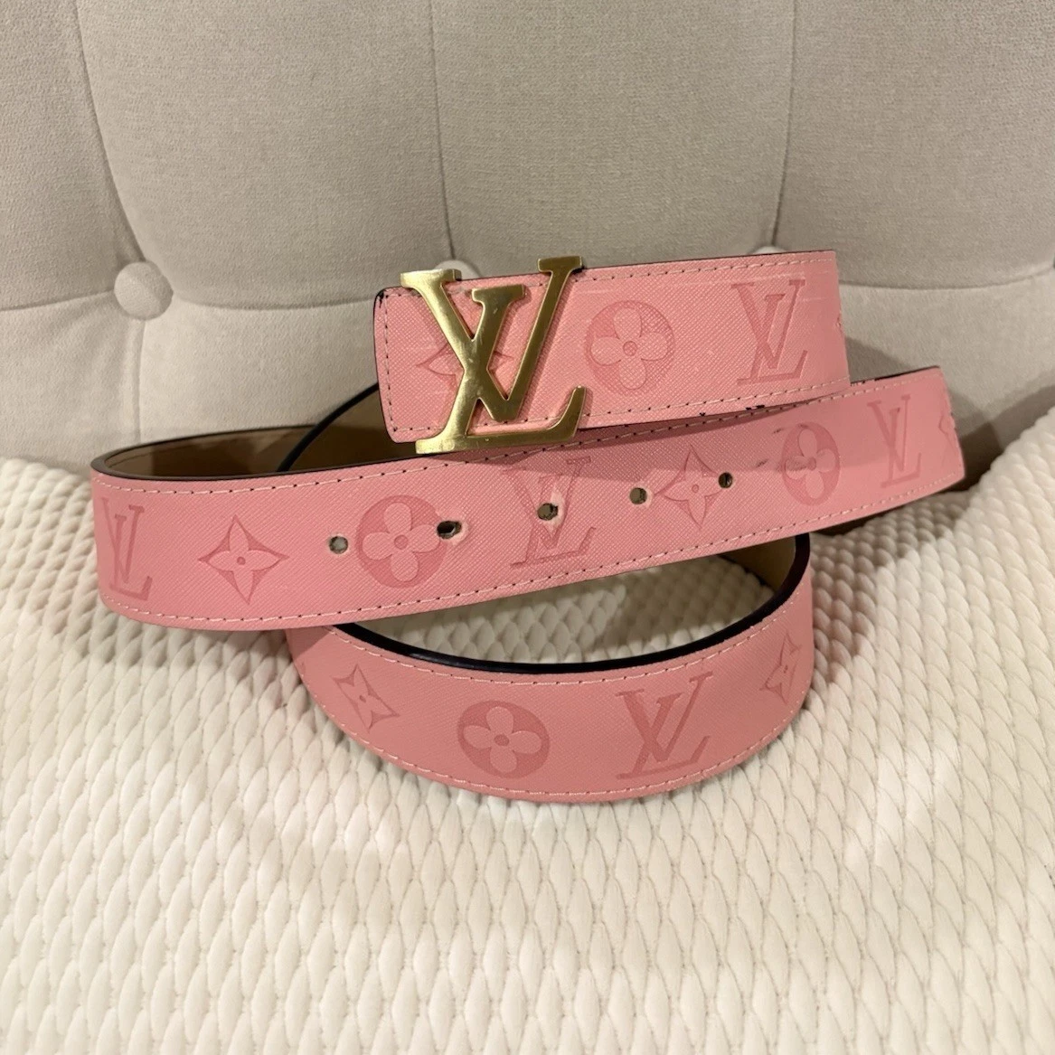 LOUIS VUITTON♡レディースベルト♡正規品 ☆可愛いバックル♪【ルイヴィトン】リバーシブル ベルト☆ (Louis